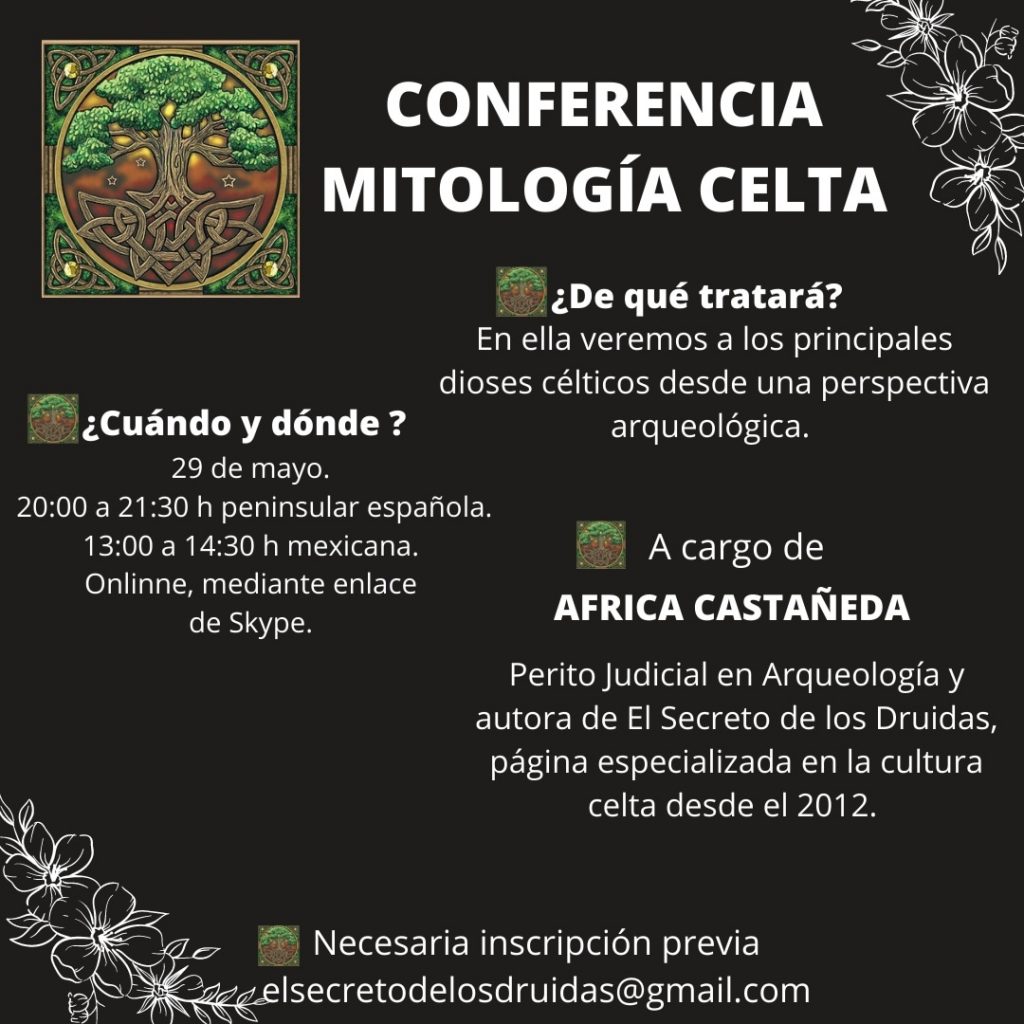 Conferencia Mitología Celta: dioses desde un punto de vista arqueológico.