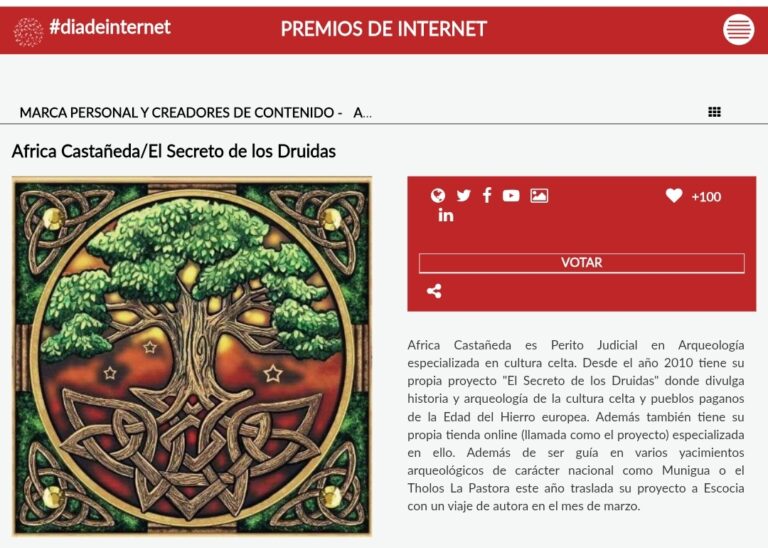 Finalista en los Premios Internet 2025